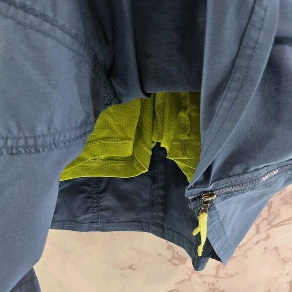 Title Nine Skirt Womens 4 Small Blue Green Skort Stretch Pleated Trailmix - Picture 9 of 13